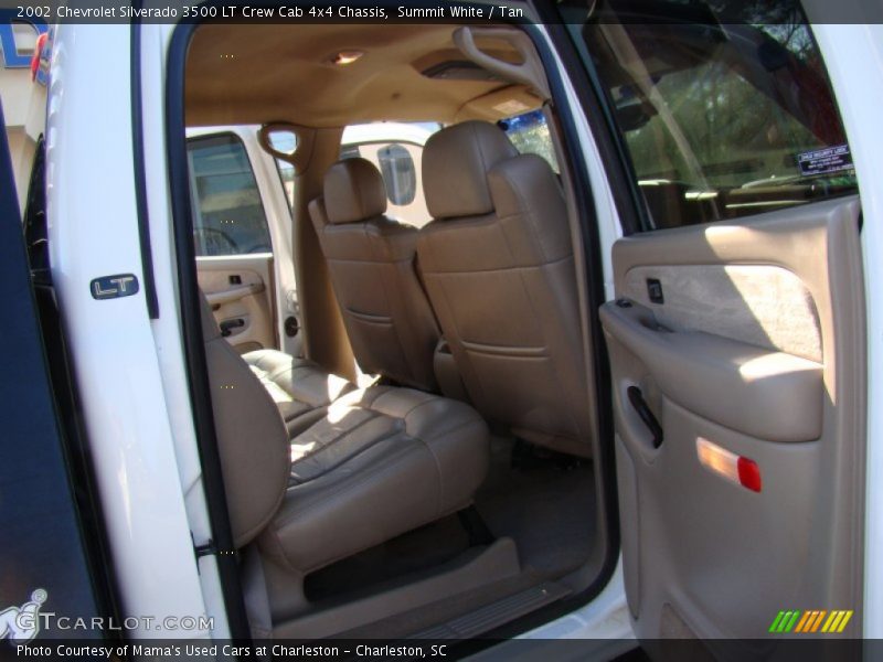 Summit White / Tan 2002 Chevrolet Silverado 3500 LT Crew Cab 4x4 Chassis