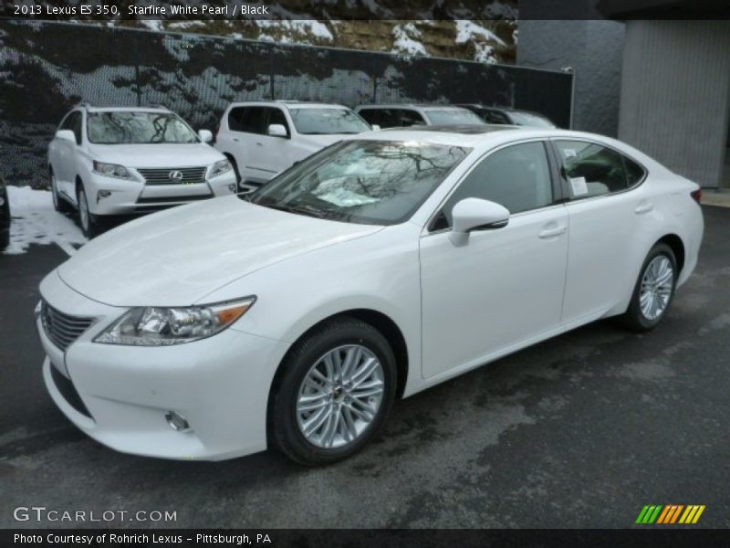 Starfire White Pearl / Black 2013 Lexus ES 350