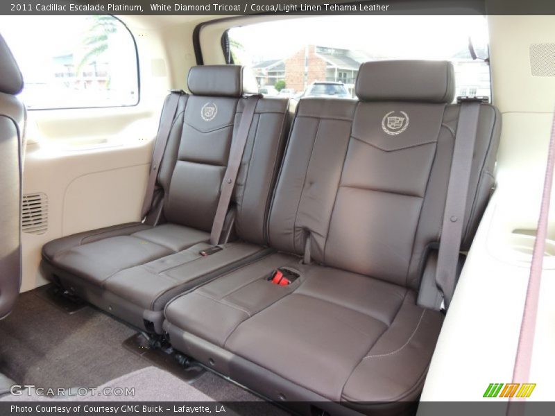 Rear Seat of 2011 Escalade Platinum