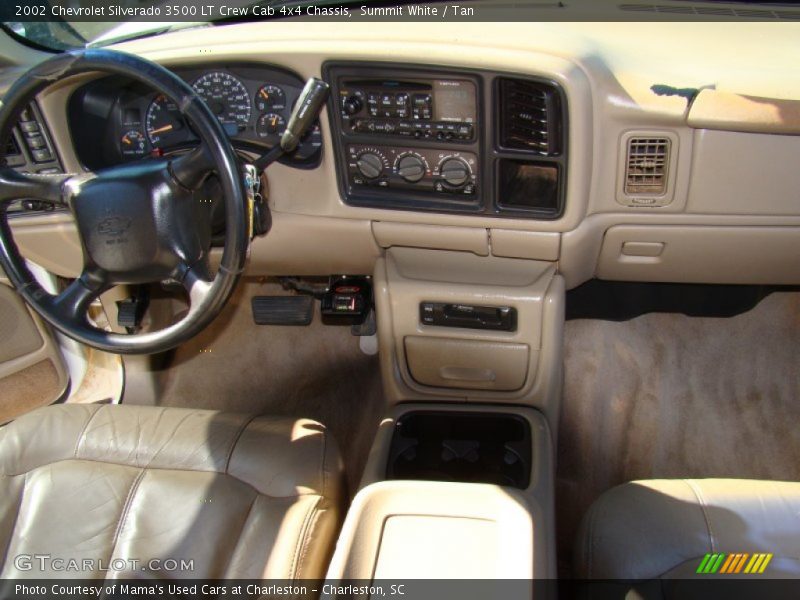 Summit White / Tan 2002 Chevrolet Silverado 3500 LT Crew Cab 4x4 Chassis