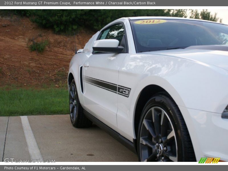 Performance White / Charcoal Black/Carbon Black 2012 Ford Mustang GT Premium Coupe