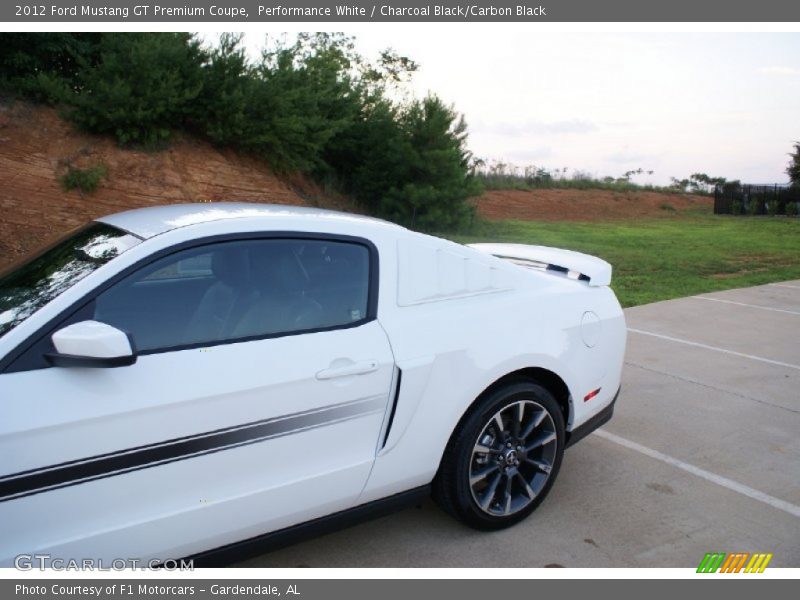 Performance White / Charcoal Black/Carbon Black 2012 Ford Mustang GT Premium Coupe
