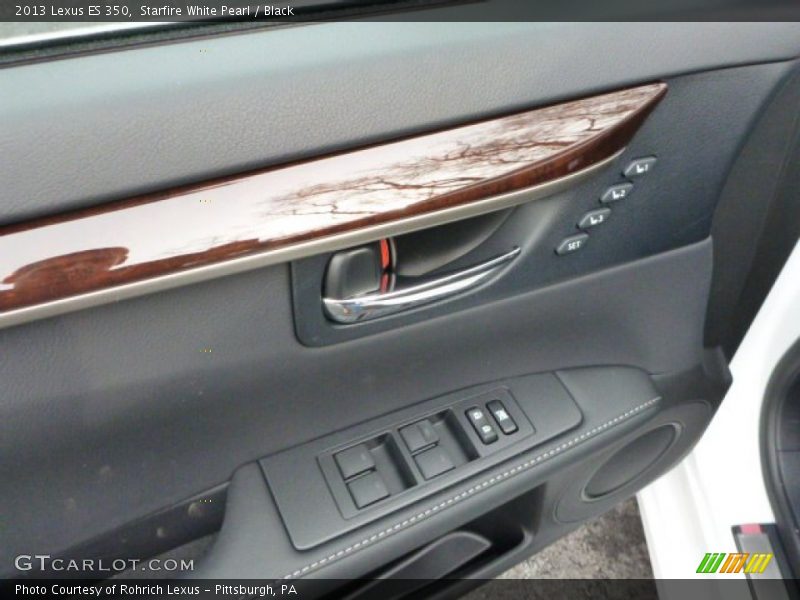Starfire White Pearl / Black 2013 Lexus ES 350