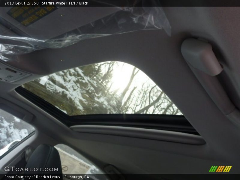 Starfire White Pearl / Black 2013 Lexus ES 350
