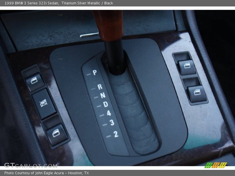 Titanium Silver Metallic / Black 1999 BMW 3 Series 323i Sedan