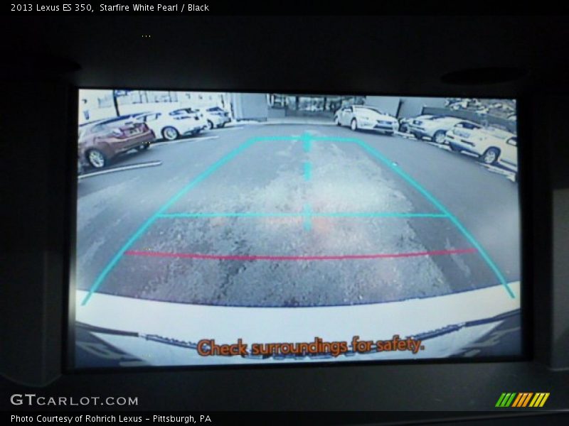 Starfire White Pearl / Black 2013 Lexus ES 350