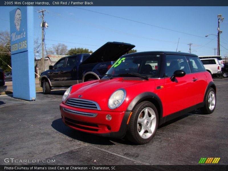 Chili Red / Panther Black 2005 Mini Cooper Hardtop