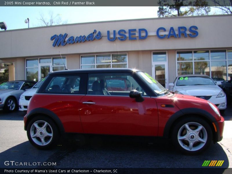 Chili Red / Panther Black 2005 Mini Cooper Hardtop