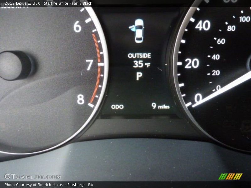 Starfire White Pearl / Black 2013 Lexus ES 350