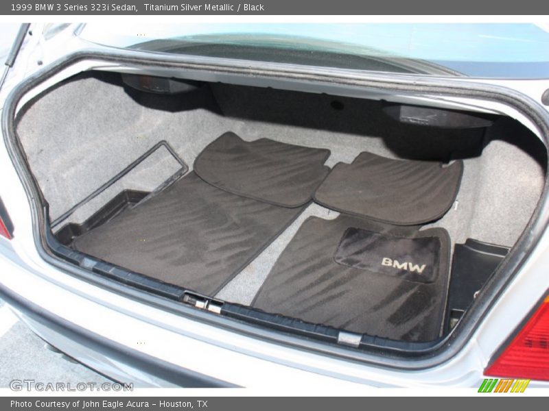 Titanium Silver Metallic / Black 1999 BMW 3 Series 323i Sedan