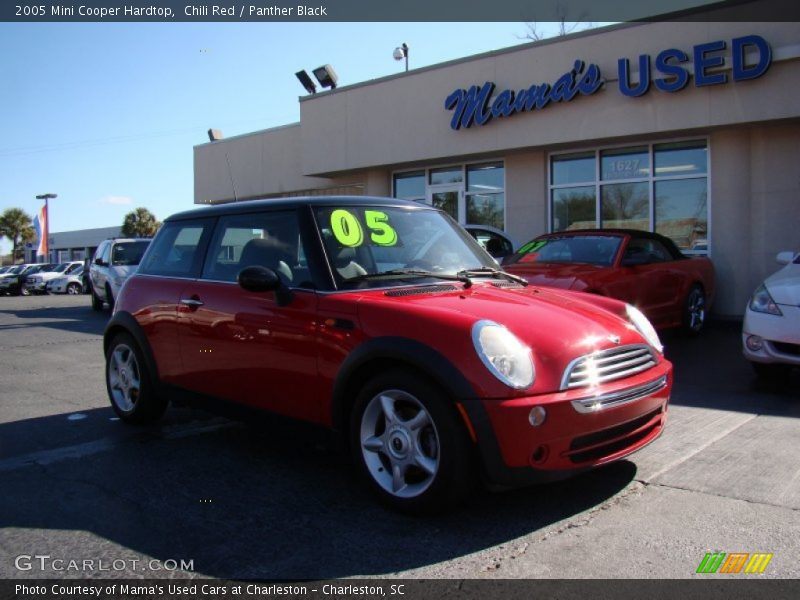 Chili Red / Panther Black 2005 Mini Cooper Hardtop