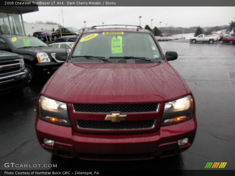 Dark Cherry Metallic / Ebony 2008 Chevrolet TrailBlazer LT 4x4