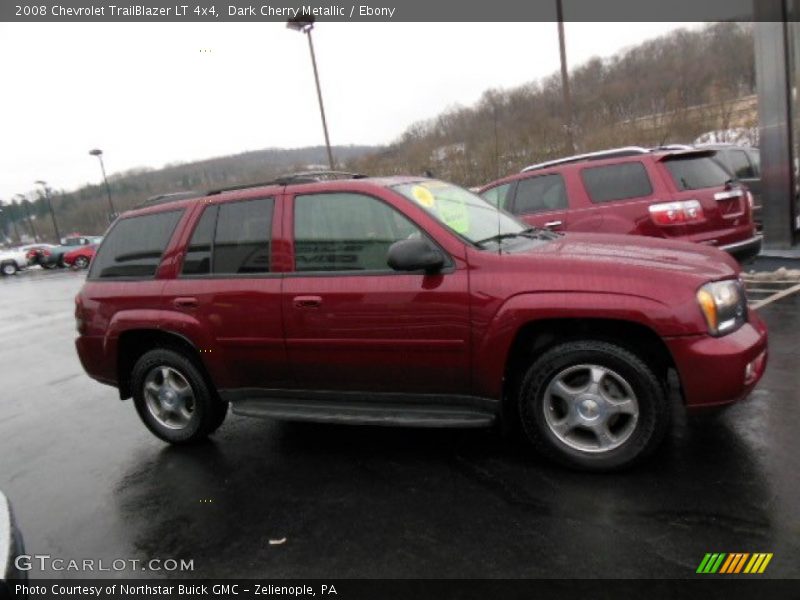Dark Cherry Metallic / Ebony 2008 Chevrolet TrailBlazer LT 4x4
