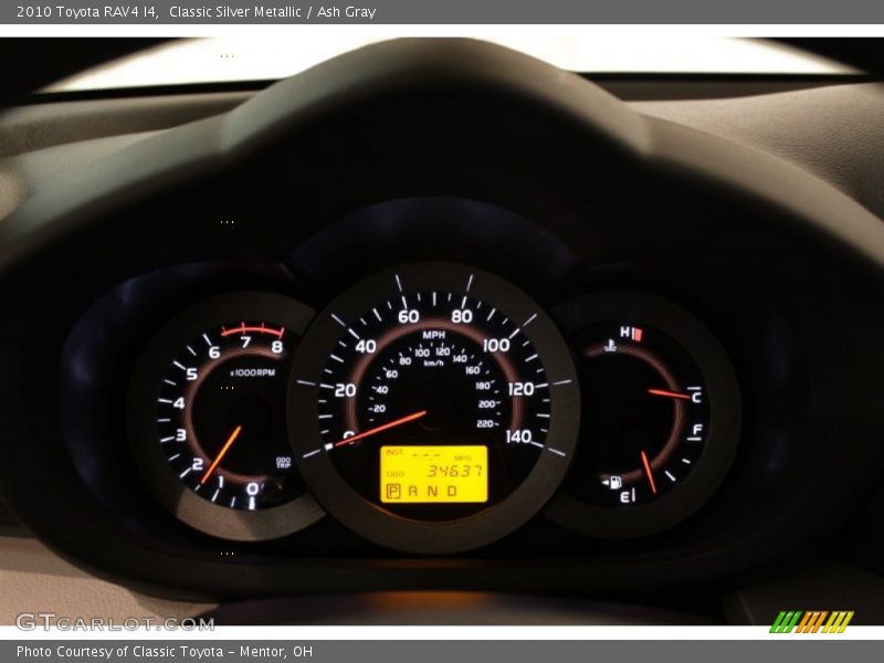 Classic Silver Metallic / Ash Gray 2010 Toyota RAV4 I4