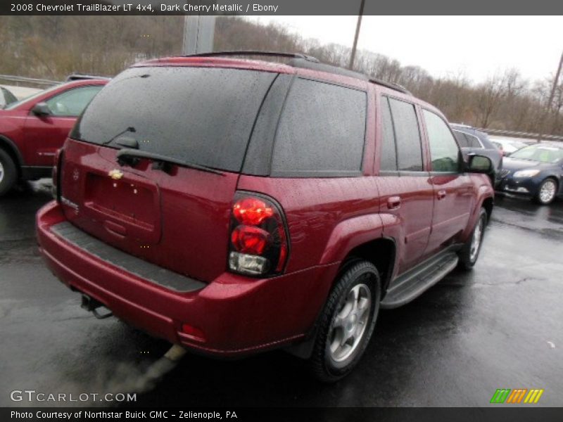 Dark Cherry Metallic / Ebony 2008 Chevrolet TrailBlazer LT 4x4