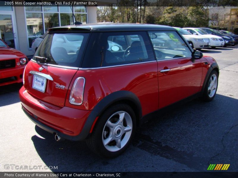 Chili Red / Panther Black 2005 Mini Cooper Hardtop