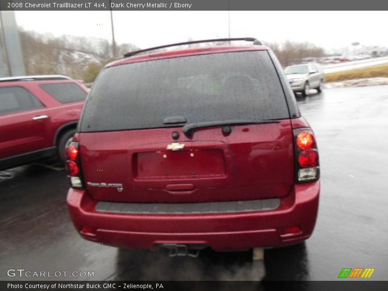 Dark Cherry Metallic / Ebony 2008 Chevrolet TrailBlazer LT 4x4