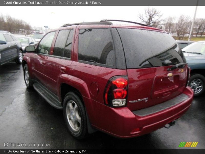 Dark Cherry Metallic / Ebony 2008 Chevrolet TrailBlazer LT 4x4