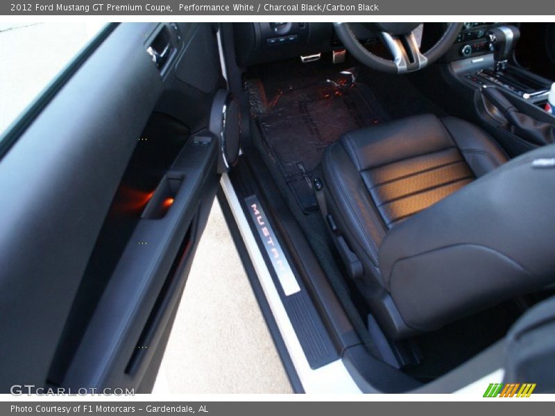 Performance White / Charcoal Black/Carbon Black 2012 Ford Mustang GT Premium Coupe