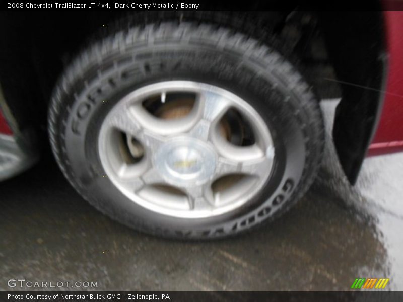 Dark Cherry Metallic / Ebony 2008 Chevrolet TrailBlazer LT 4x4