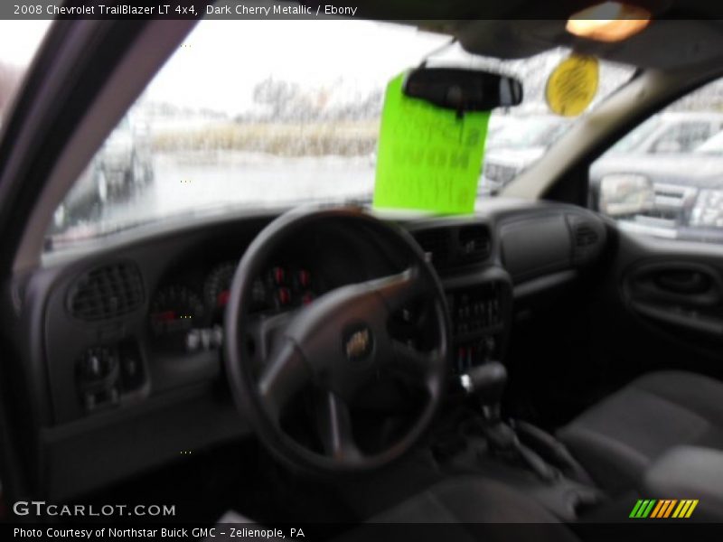 Dark Cherry Metallic / Ebony 2008 Chevrolet TrailBlazer LT 4x4