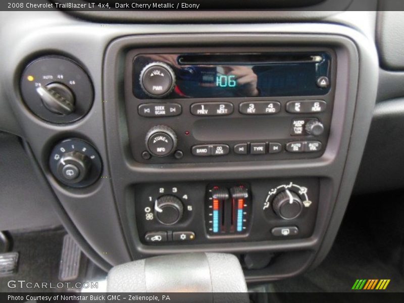 Dark Cherry Metallic / Ebony 2008 Chevrolet TrailBlazer LT 4x4