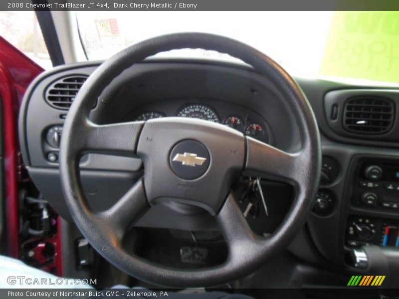 Dark Cherry Metallic / Ebony 2008 Chevrolet TrailBlazer LT 4x4