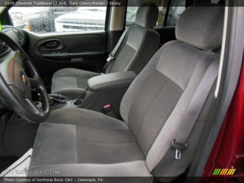 Dark Cherry Metallic / Ebony 2008 Chevrolet TrailBlazer LT 4x4