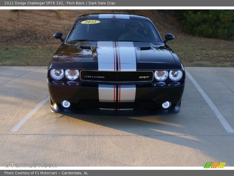 Pitch Black / Dark Slate Gray 2012 Dodge Challenger SRT8 392