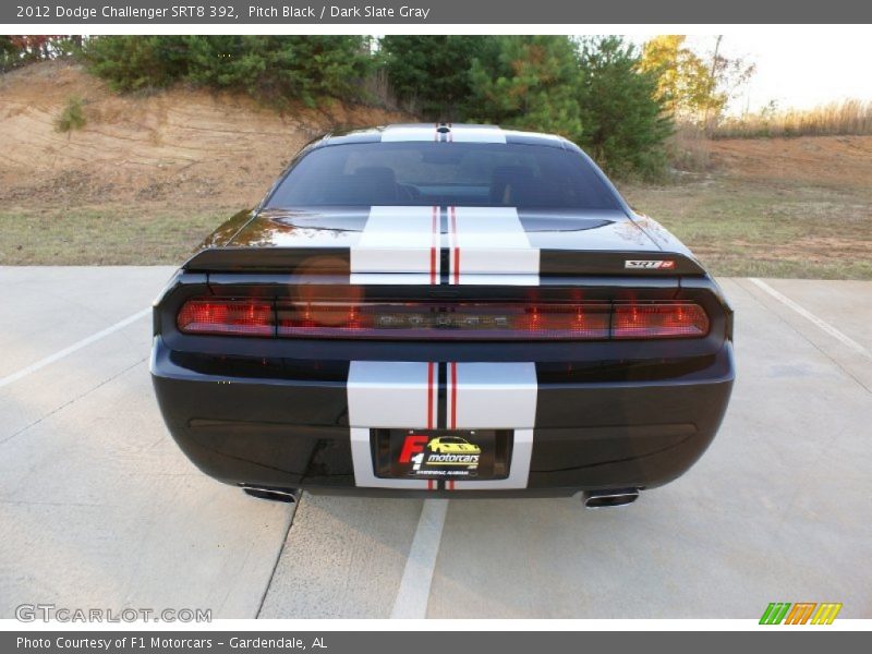 Pitch Black / Dark Slate Gray 2012 Dodge Challenger SRT8 392
