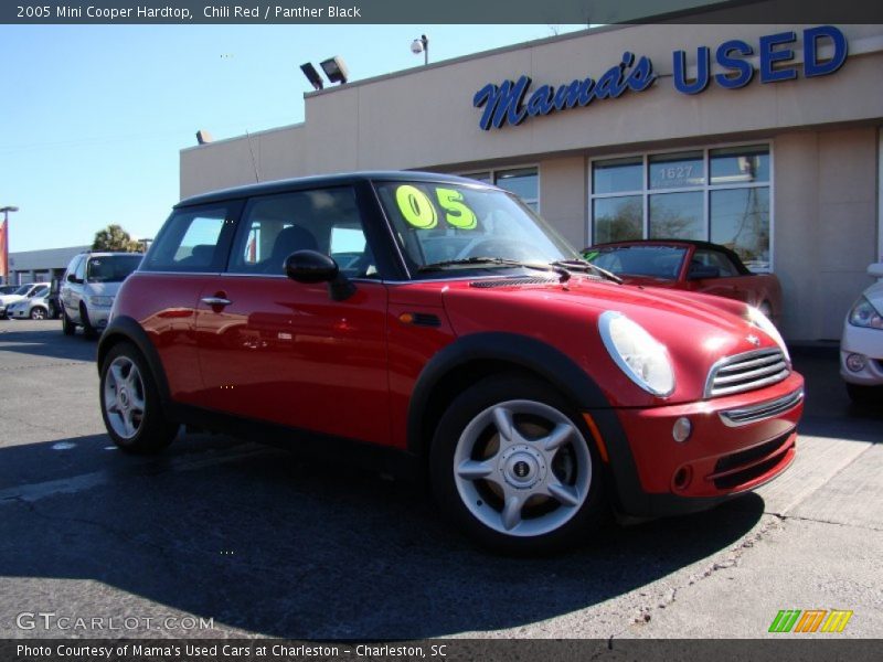 Chili Red / Panther Black 2005 Mini Cooper Hardtop