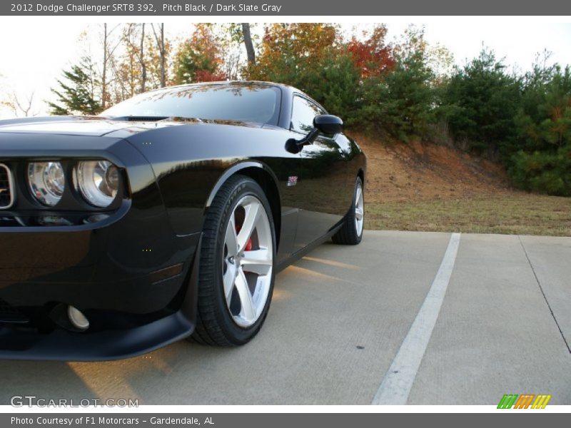 Pitch Black / Dark Slate Gray 2012 Dodge Challenger SRT8 392