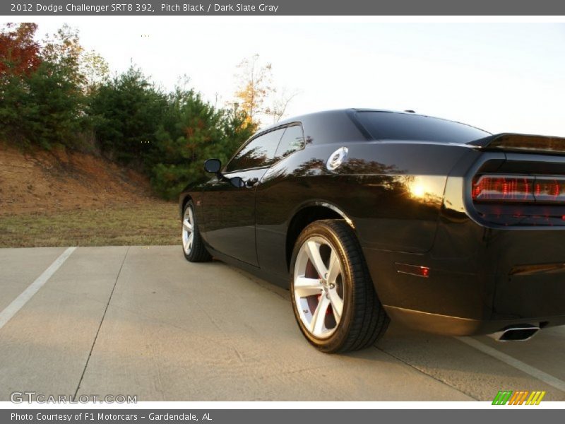 Pitch Black / Dark Slate Gray 2012 Dodge Challenger SRT8 392