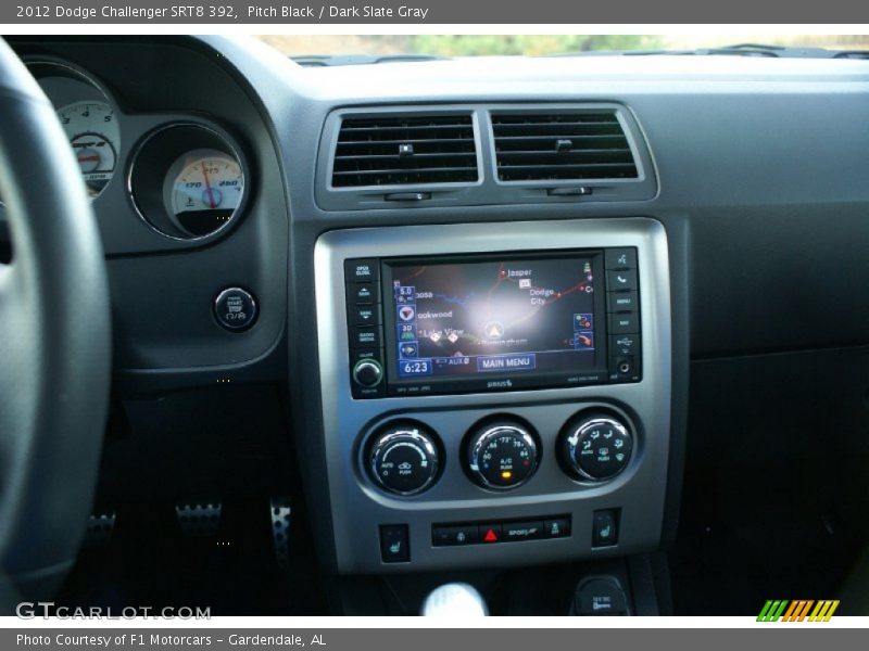Pitch Black / Dark Slate Gray 2012 Dodge Challenger SRT8 392