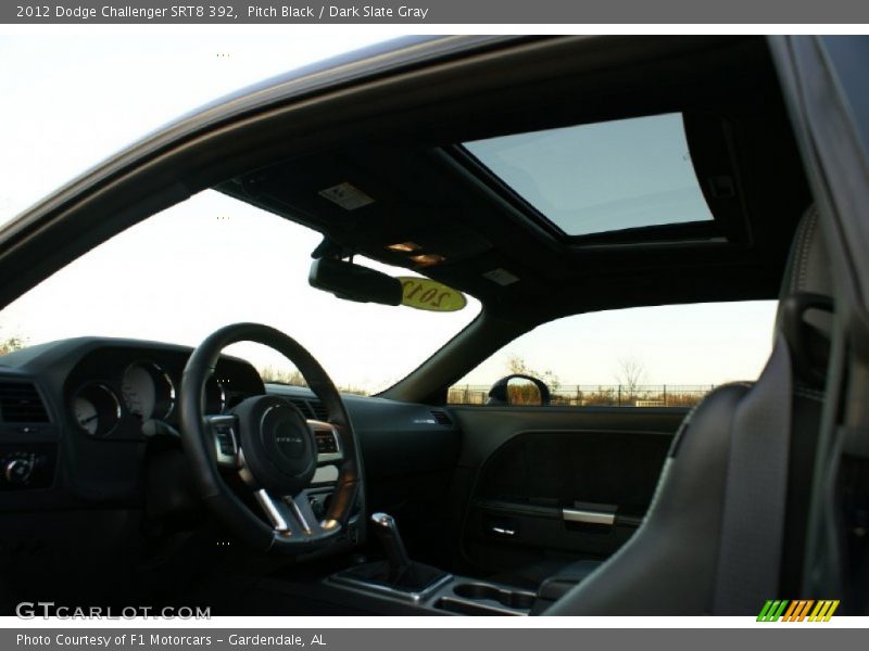 Pitch Black / Dark Slate Gray 2012 Dodge Challenger SRT8 392