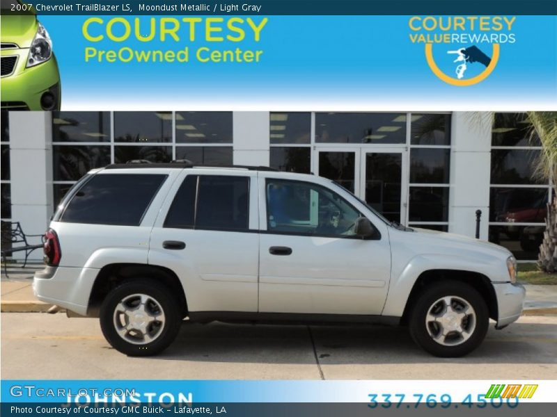 Moondust Metallic / Light Gray 2007 Chevrolet TrailBlazer LS