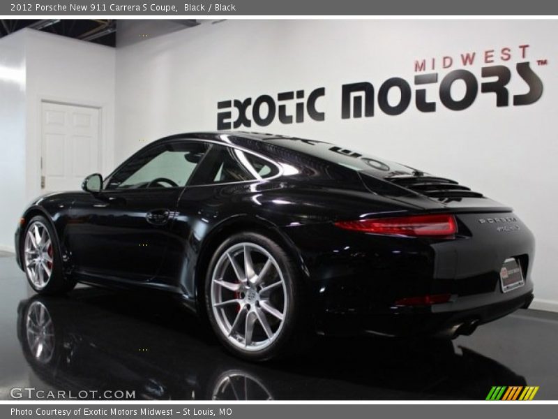 Black / Black 2012 Porsche New 911 Carrera S Coupe