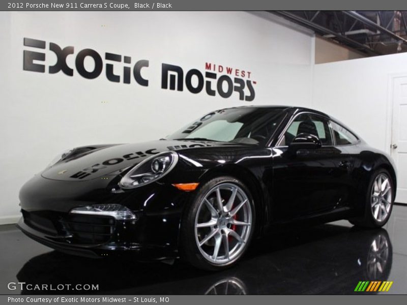 Black / Black 2012 Porsche New 911 Carrera S Coupe