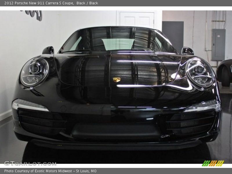 Black / Black 2012 Porsche New 911 Carrera S Coupe