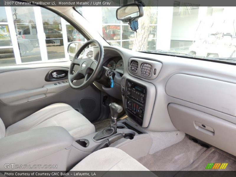 Moondust Metallic / Light Gray 2007 Chevrolet TrailBlazer LS