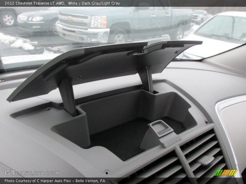 White / Dark Gray/Light Gray 2012 Chevrolet Traverse LT AWD