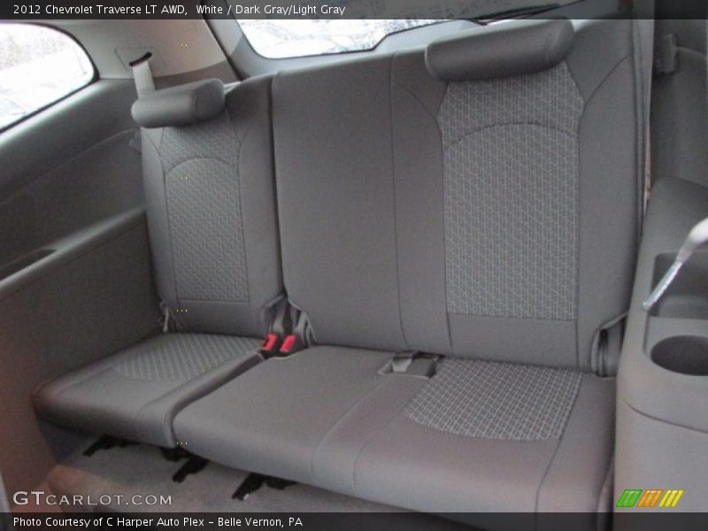 White / Dark Gray/Light Gray 2012 Chevrolet Traverse LT AWD