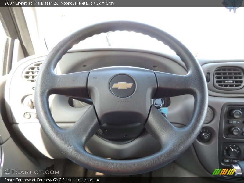 Moondust Metallic / Light Gray 2007 Chevrolet TrailBlazer LS