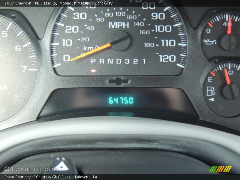 Moondust Metallic / Light Gray 2007 Chevrolet TrailBlazer LS