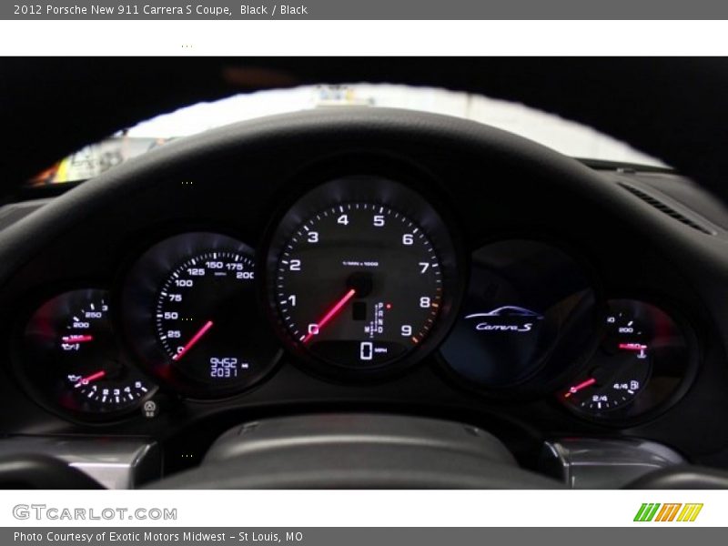  2012 New 911 Carrera S Coupe Carrera S Coupe Gauges