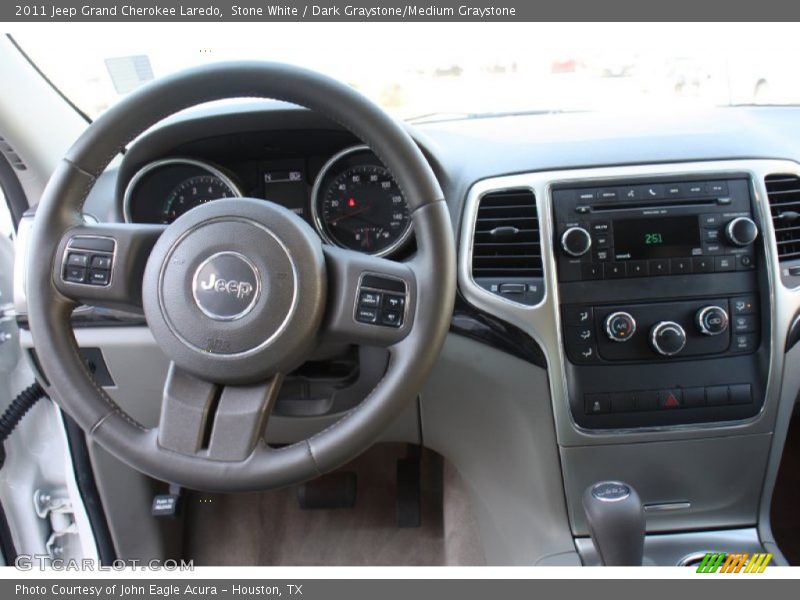 Stone White / Dark Graystone/Medium Graystone 2011 Jeep Grand Cherokee Laredo