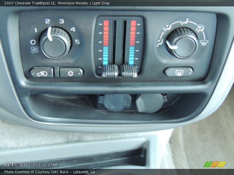Moondust Metallic / Light Gray 2007 Chevrolet TrailBlazer LS
