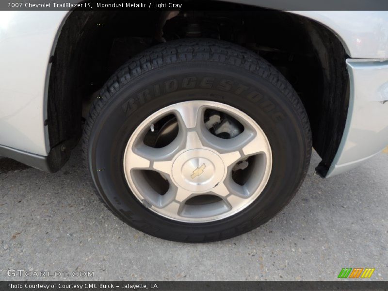 Moondust Metallic / Light Gray 2007 Chevrolet TrailBlazer LS