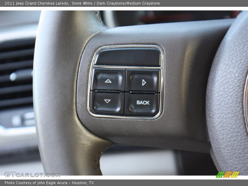 Stone White / Dark Graystone/Medium Graystone 2011 Jeep Grand Cherokee Laredo