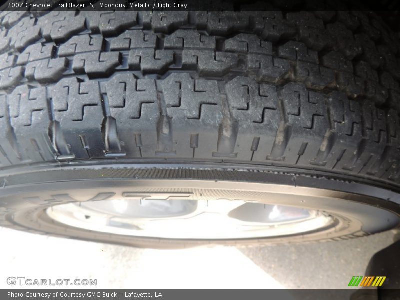 Moondust Metallic / Light Gray 2007 Chevrolet TrailBlazer LS